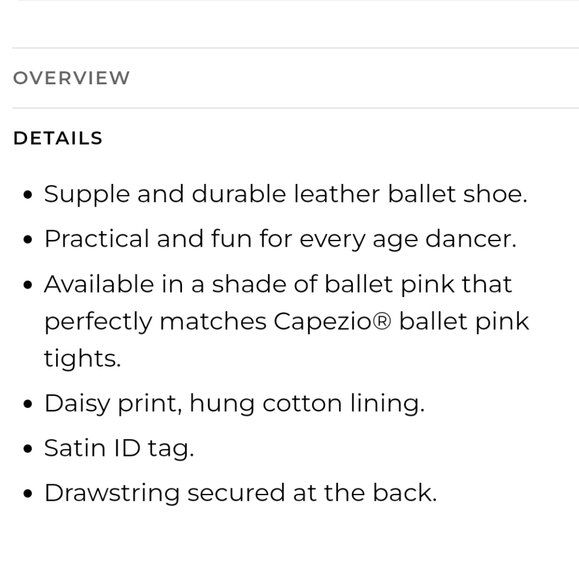 Capezio Full Sole Leather Daisy Shoe - 205 - Picture 7 of 9